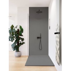 Slate showertray with line grid