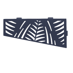 Tablette d'angle Jungle Rectangle modèle gauche