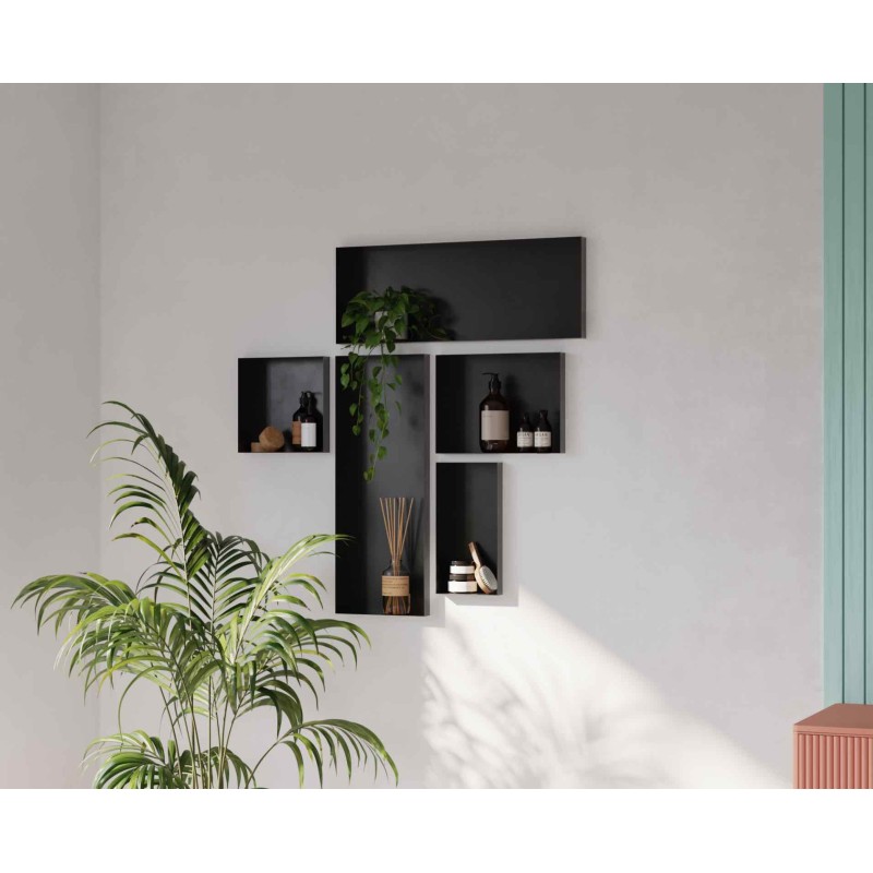 Niche design semi-encastrée en acier inox