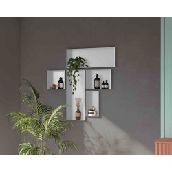 Niche design semi-encastrée en acier inox