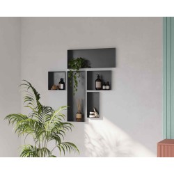 Niche design semi-encastrée en acier inox