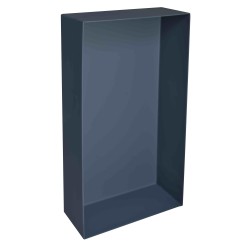 Niche design semi-encastrée en acier inox