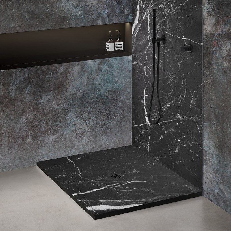 Receveur marbre grille caniveau