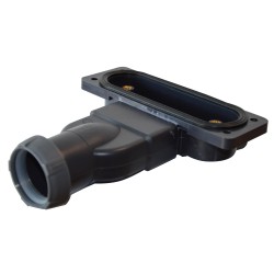 Receveur résine aspect bois chene clair avec caniveau