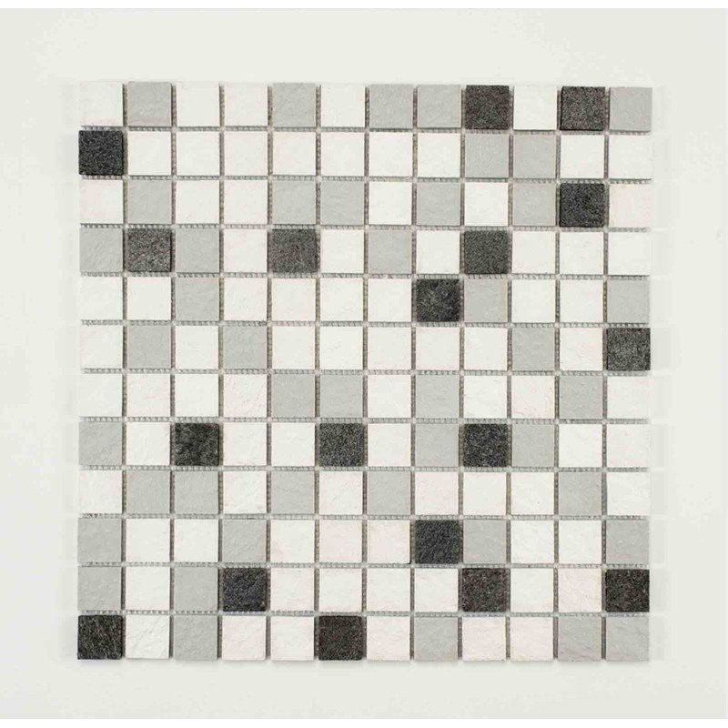 Table Basse En Pierre Frittée Marbre Blanc 100x50cm - Style Moderne Contemporain GOLDFAN