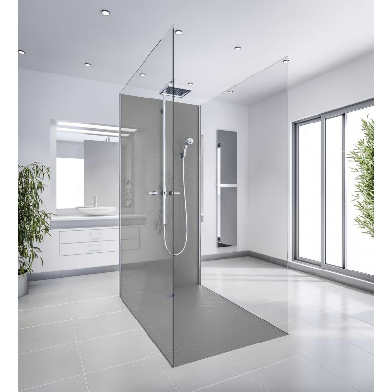 Receveur de douche Cosmos 70x170 résine gris