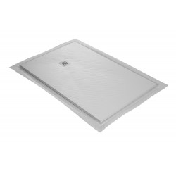 Graphite showertray with point grid