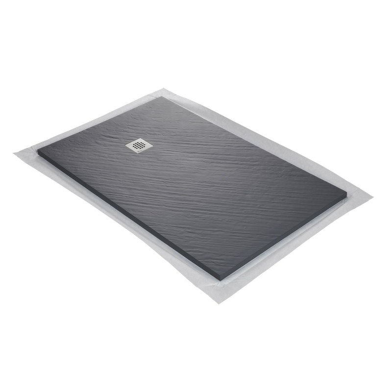 Graphite showertray with point grid